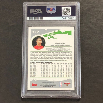 2005-06 Topps #172 Tyronn Lue Signed Card AUTO PSA Slabbed Hawks