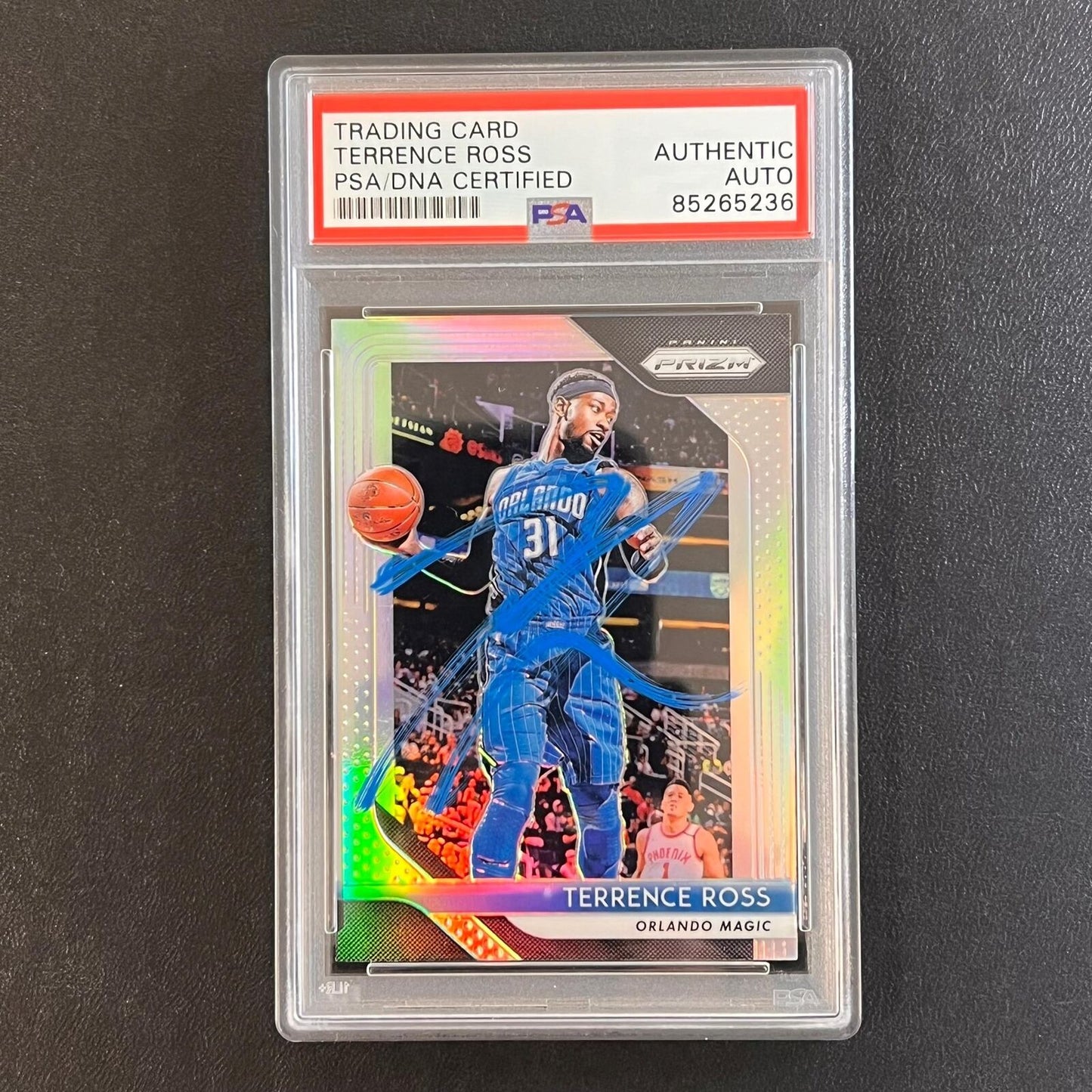 2018-19 Panini Prizm #149 Terrence Ross Signed Card AUTO PSA Slabbed Magic