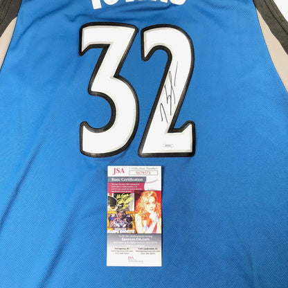 Karl Anthony-Towns signed jersey JSA COA Minnesota Timberwolves Autographed Gree