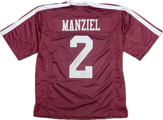 Johnny Manziel Signed Jersey Tristar Texas A&M Aggies