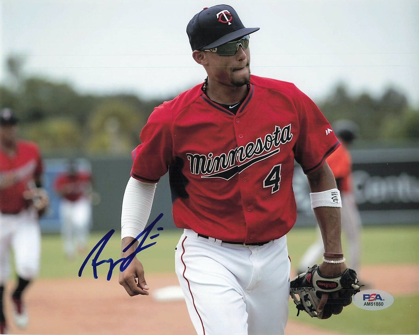 ROYCE LEWIS signed 8x10 photo PSA/DNA Minnesota Twins Autographed