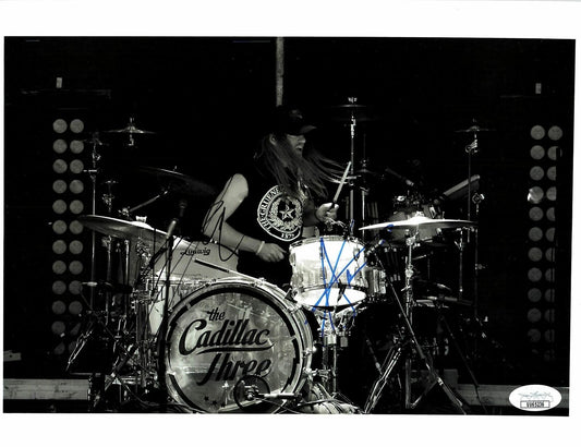 Cadillac Three signed 8.5x11 photo JSA Autographed Southern rock