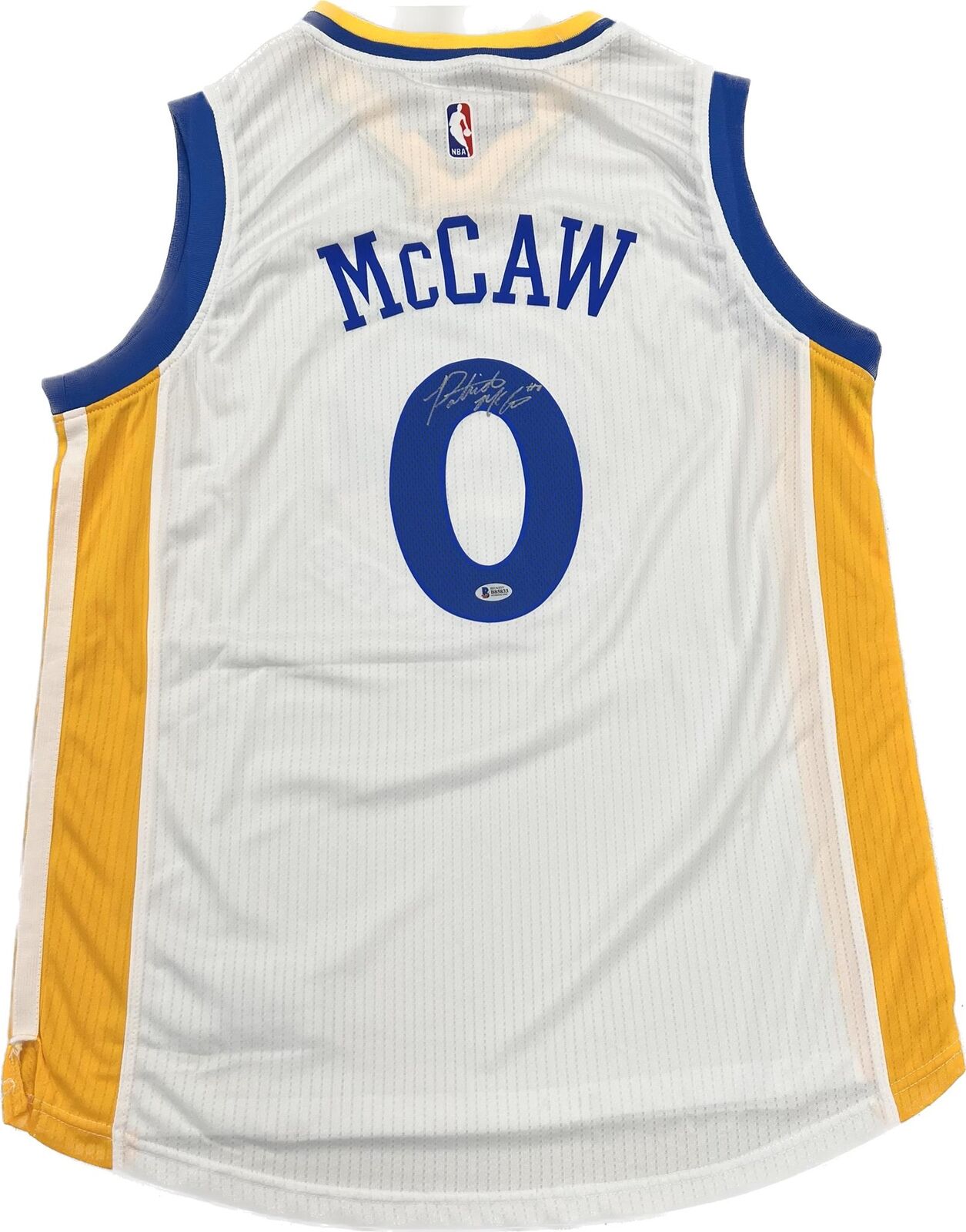 Patrick McCaw signed jersey BAS Beckett Golden State Warriors Autographed