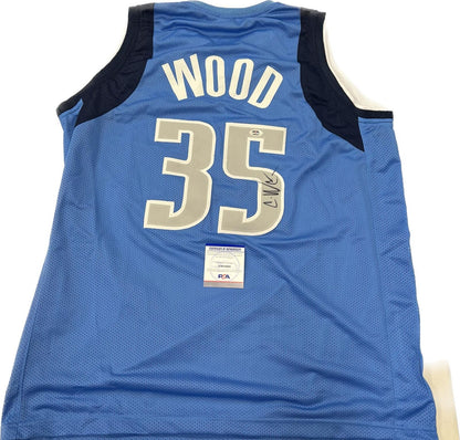 Christian Wood signed jersey PSA/DNA Dallas Mavericks Autographed