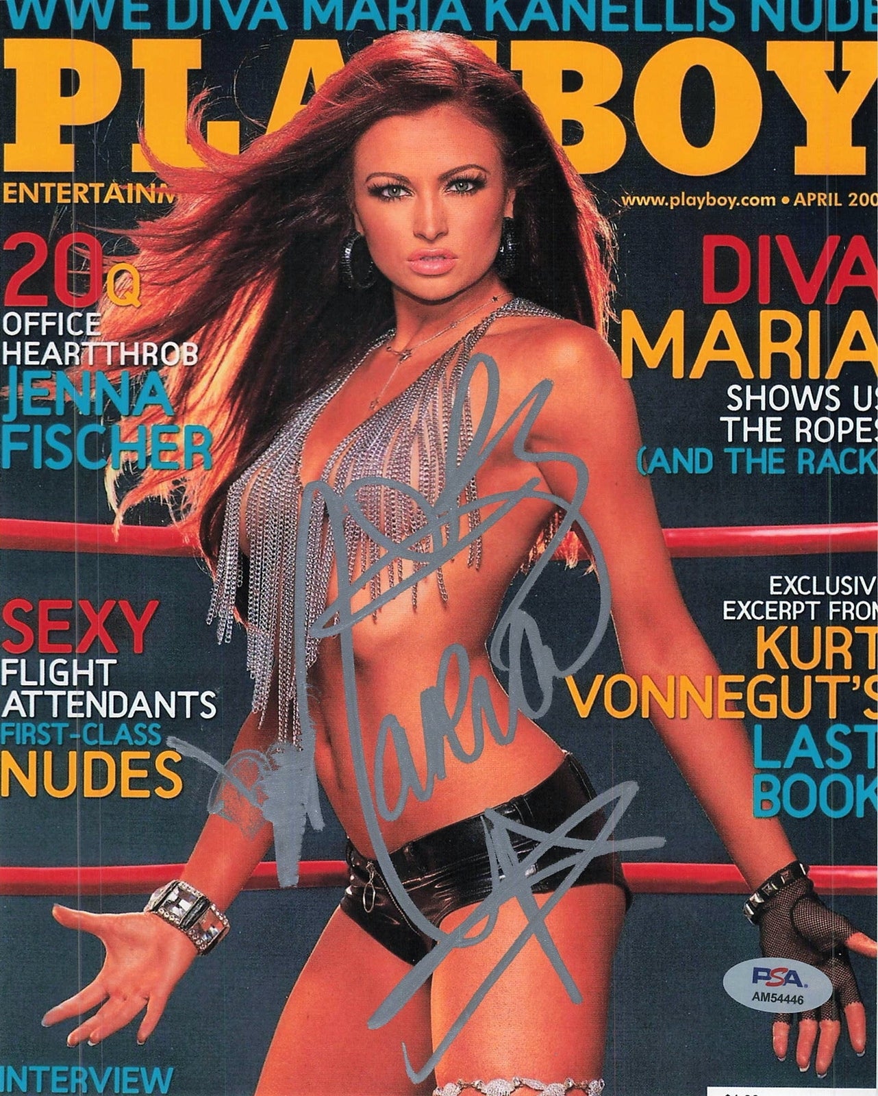 Maria Kanellis signed 8x10 photo PSA/DNA WWE Autographed Wrestling Sexy