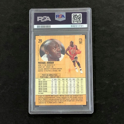 1991 Fleer #29 Michael Jordan PSA 7 NM Bulls