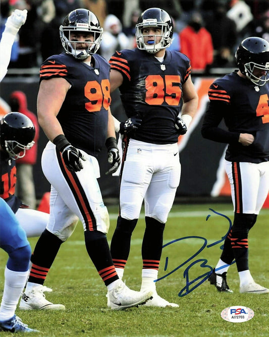 DANIEL BROWN Signed 8x10 photo PSA/DNA Chicago Bears Autographed