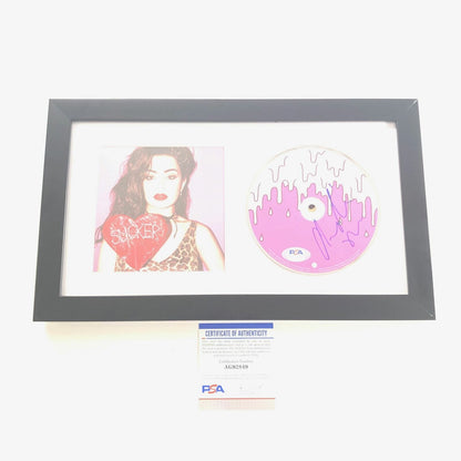 Charli XCX signed Album CD Framed PSA/DNA Autographed Sucker