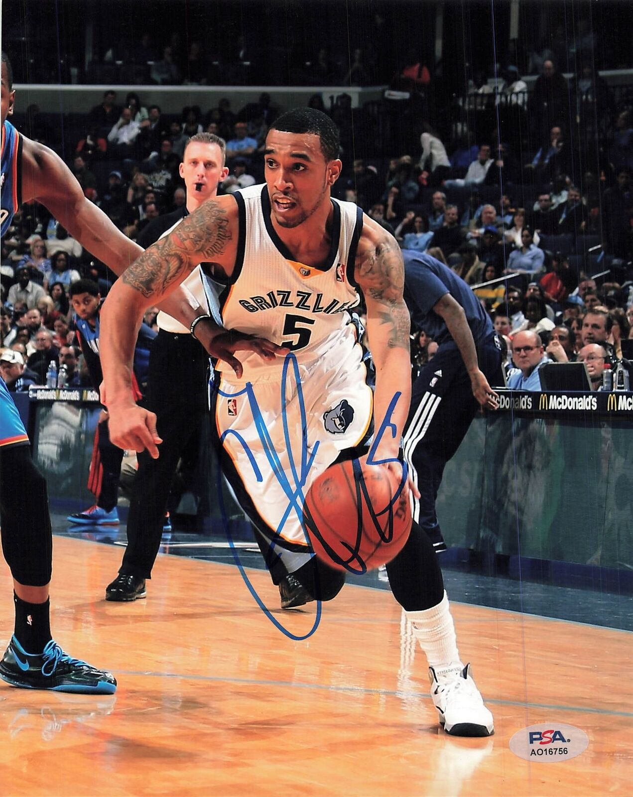 Courtney Lee signed 8x10 photo PSA/DNA Memphis Grizzlies Autographed