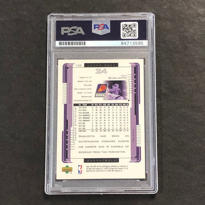 2001 Upper Deck #133 Tom Gugliotta Signed AUTO PSA Slabbed Suns