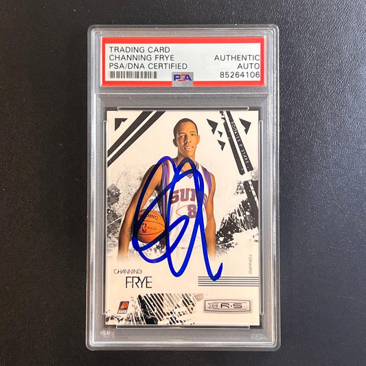 2009-10 Panini Rookies & Stars #79 Channing Frye Signed Card AUTO PSA Slabbed Su