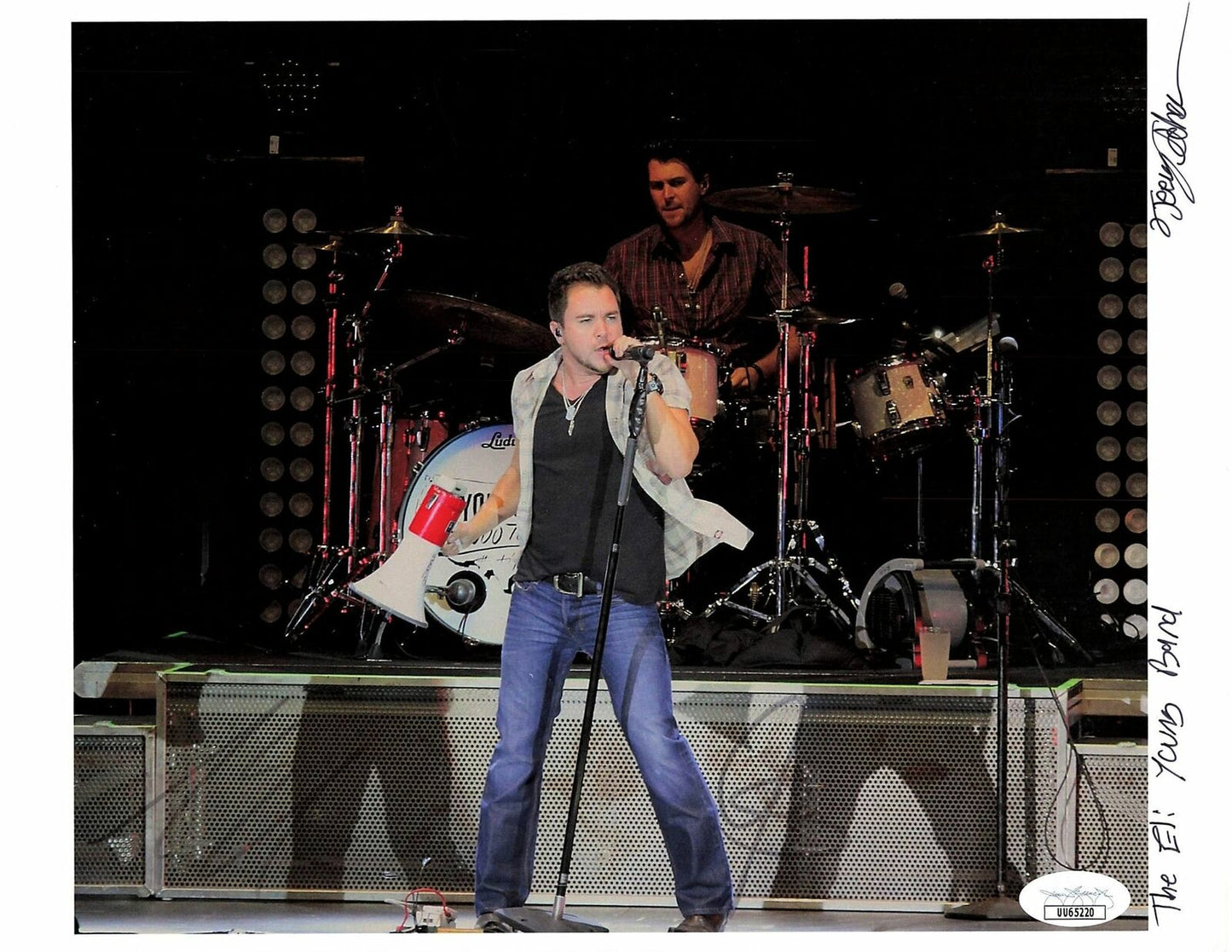 Eli Young Band signed 8.5x11 photo JSA Autographed