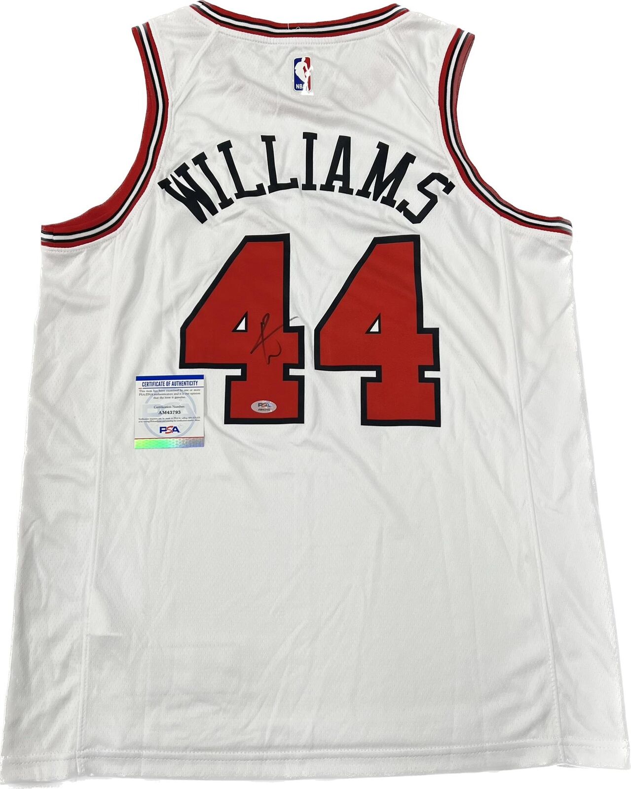 Patrick Williams signed jersey PSA/DNA Chicago Bulls Autographed