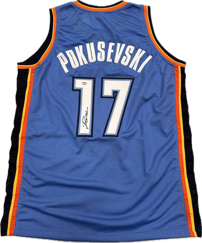 Aleksej Pokusevski signed jersey PSA/DNA Oklahoma City Thunder Autographed