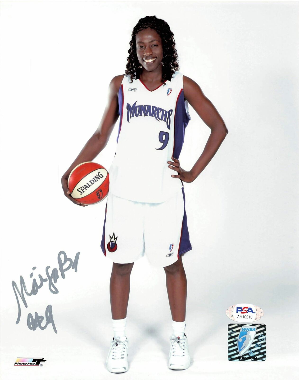 Hamchetou Maiga Signed 8x10 photo WNBA PSA/DNA Autographed Monarchs