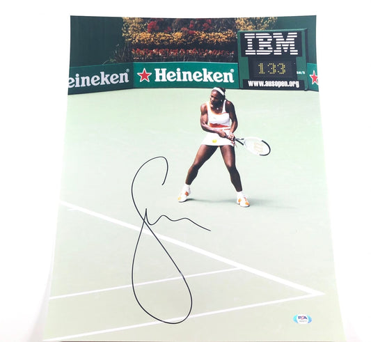 Serena Williams signed 16x20 Photo PSA/DNA Autographed Tennis