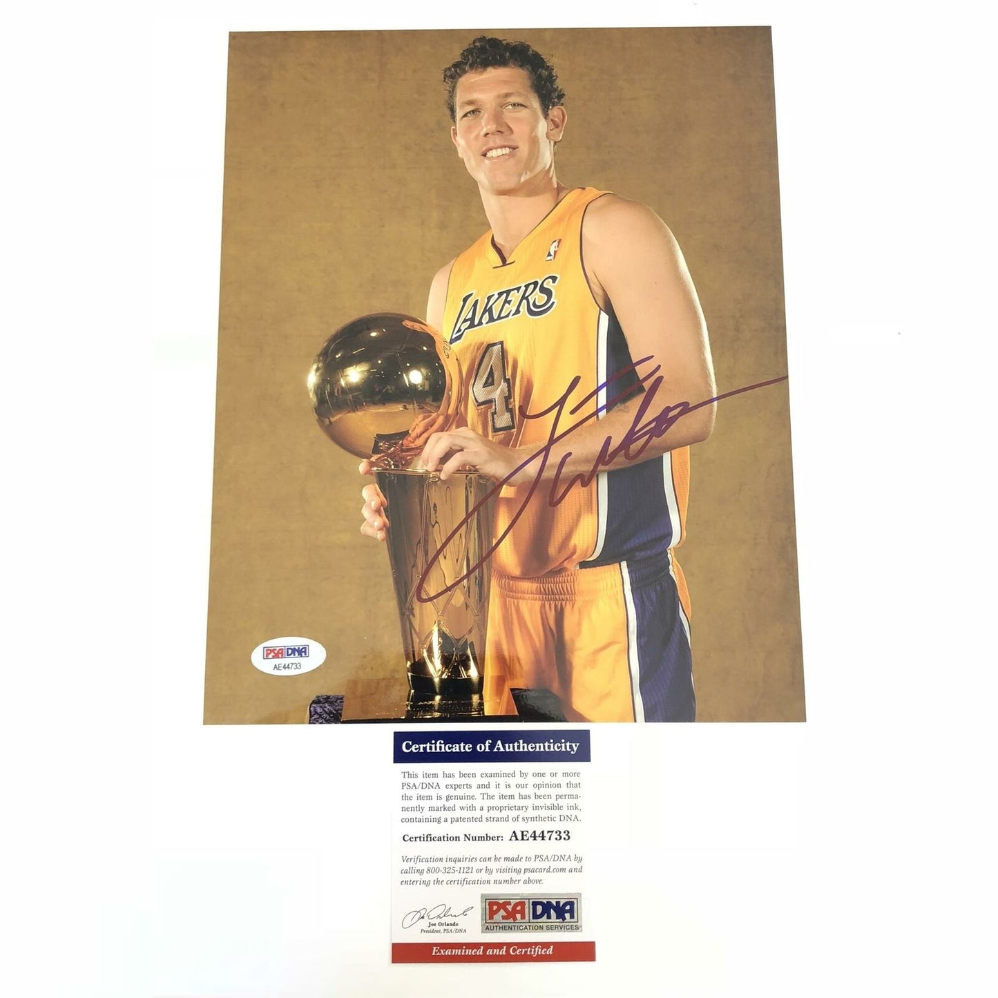 Luke Walton signed 8x10 photo PSA/DNA Los Angeles Lakers Autographed