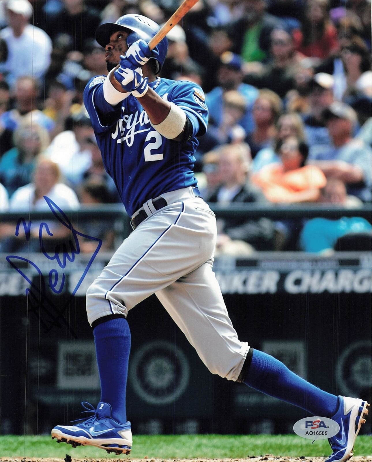 ALCIDES ESCOBAR signed 8x10 photo PSA/DNA Kansas City Royals Autographed