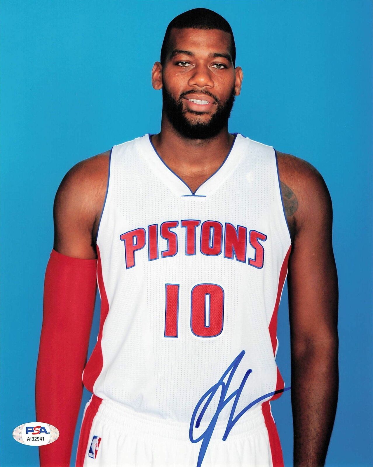 Greg Monroe signed 8x10 photo PSA/DNA Detroit Pistons Autographed