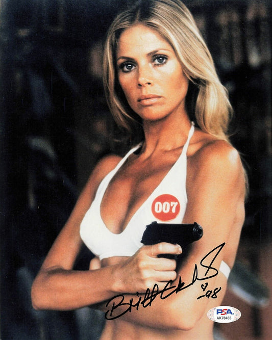 BRITT EKLAND signed 8x10 photo PSA/DNA Autographed The Man with the Golden Gun