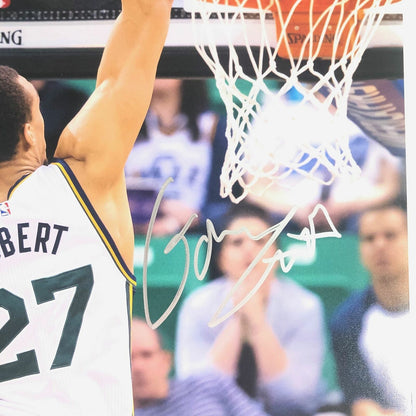 Rudy Gobert signed 11x14 photo BAS Beckett Utah Jazz Autographed