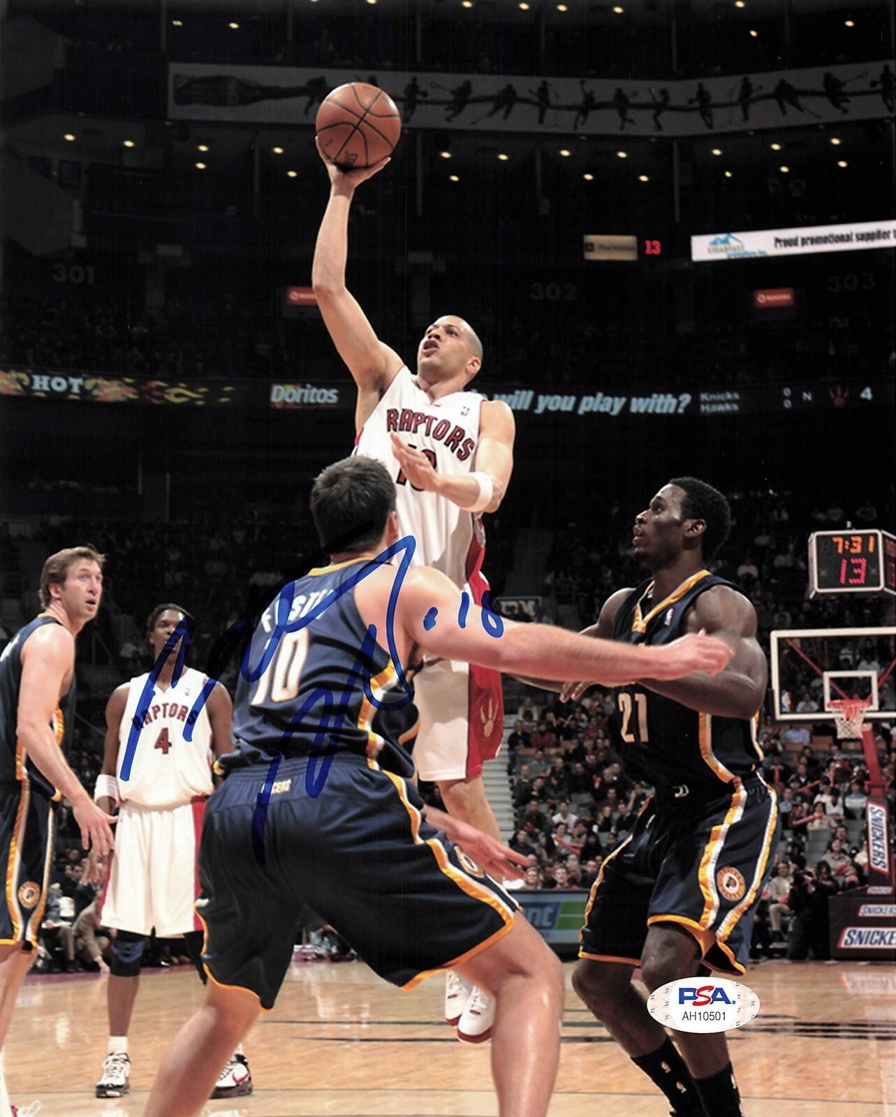 Anthony Parker Signed 8x10 photo PSA/DNA Toronto Raptors Autographed