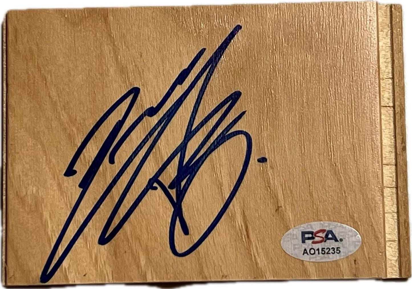 DUANE WASHINGTON JR. Signed Floorboard PSA/DNA Autographed