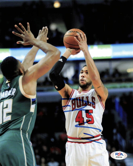 Denzel Valentine signed 8x10 photo PSA/DNA Chicago Bulls Autographed