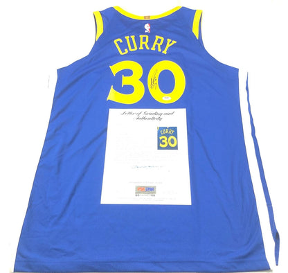 Stephen Curry signed jersey PSA/DNA Auto Grade 10 Autographed WARRIORS