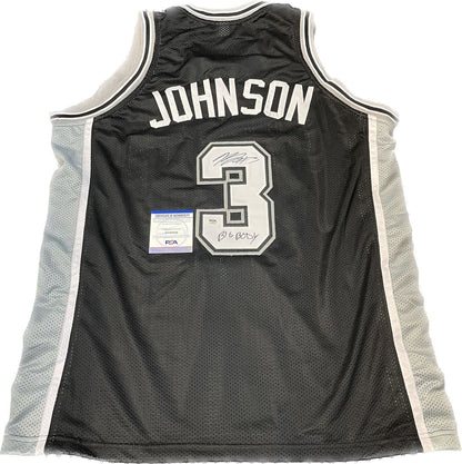 Keldon Johnson signed jersey PSA San Antonio Spurs Autographed