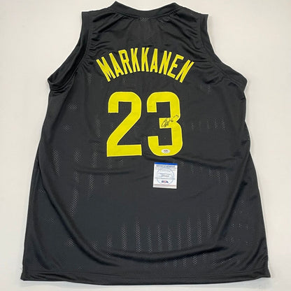 Lauri Markkanen signed jersey PSA/DNA Utah Jazz Autographed