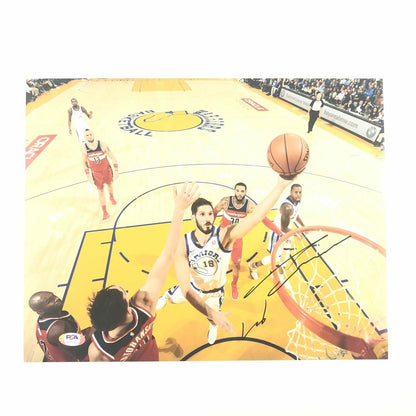 Omri Casspi signed 11x14 Photo PSA/DNA Golden State Warriors Autographed