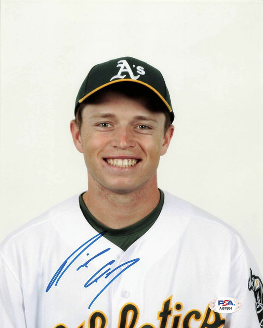 Nick Allen signed 8x10 photo PSA/DNA Oakland Athletics Autographed