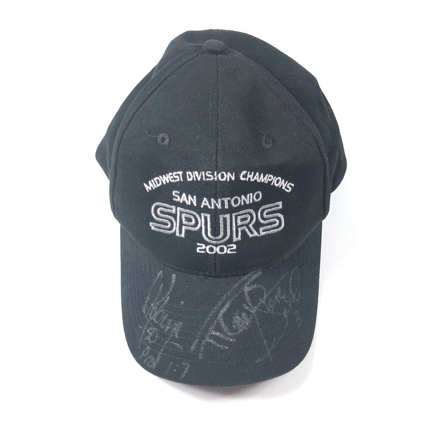 Tim Duncan, David Robinson, Steve Smith Signed Hat PSA/DNA San Antonio Spurs Aut