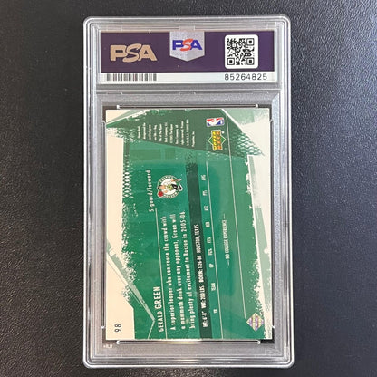 2005 Upper Deck Rookie Slam! #98 Gerald Green Signed Card AUTO PSA Slabbed Celti