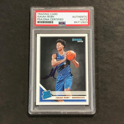 2019-20 Panini Donruss Rated Rookie #235 Isaiah Roby Signed Card AUTO PSA Slabbe