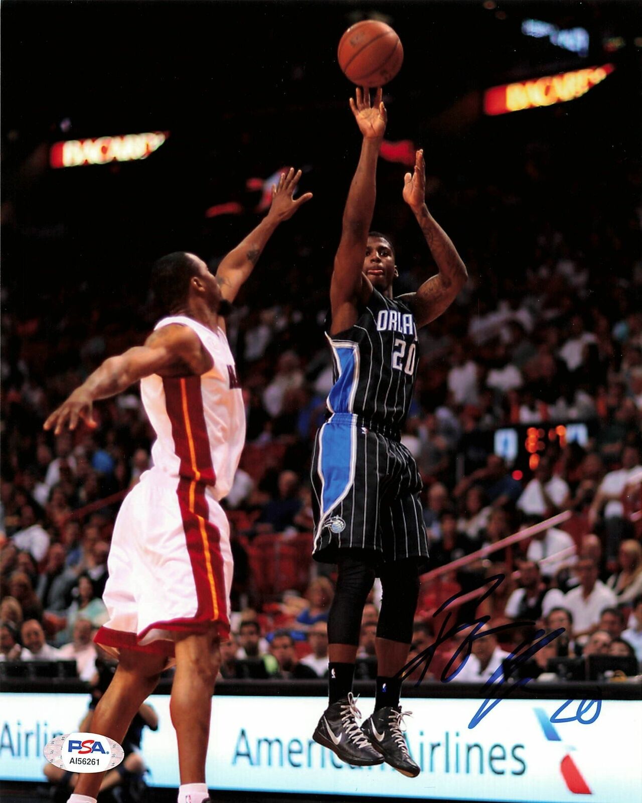 Dequan Jones signed 8x10 photo PSA/DNA Orlando Magic