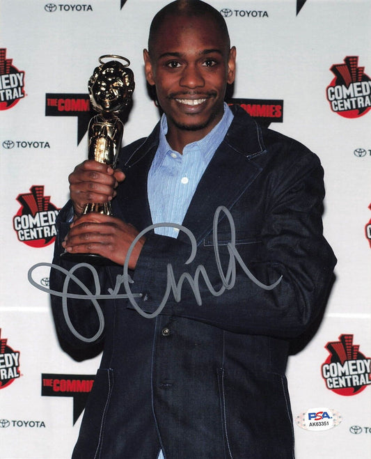 DAVE CHAPPELLE signed 8x10 photo PSA/DNA Autographed Comedian