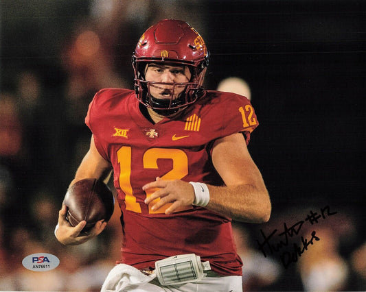 Hunter Dekkers signed 8x10 photo PSA/DNA Autographed Iowa State Football