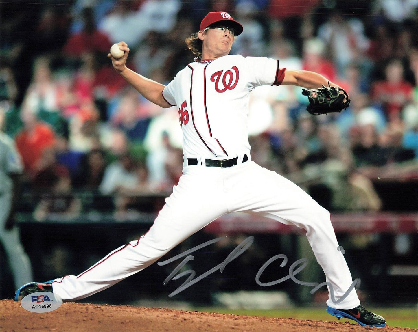 Tyler Clippard signed 8x10 photo PSA/DNA Washington Nationals autographed