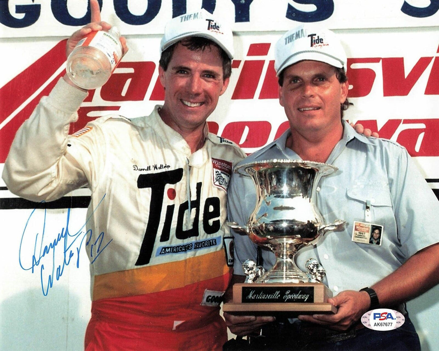 DARRELL WALTRIP signed 8x10 photo PSA/DNA Autographed Nascar