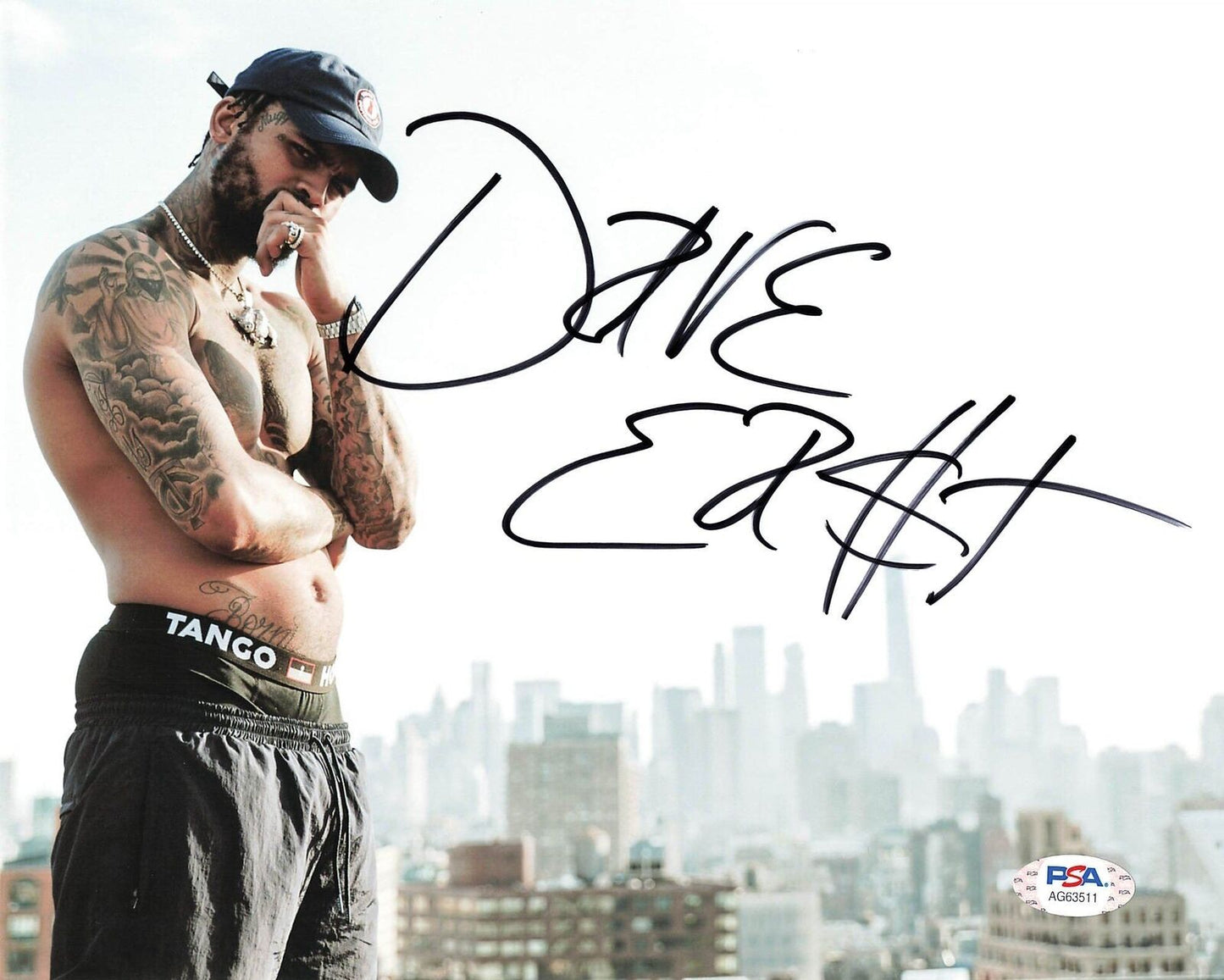 Dave East signed 8x10 photo PSA/DNA Autographed