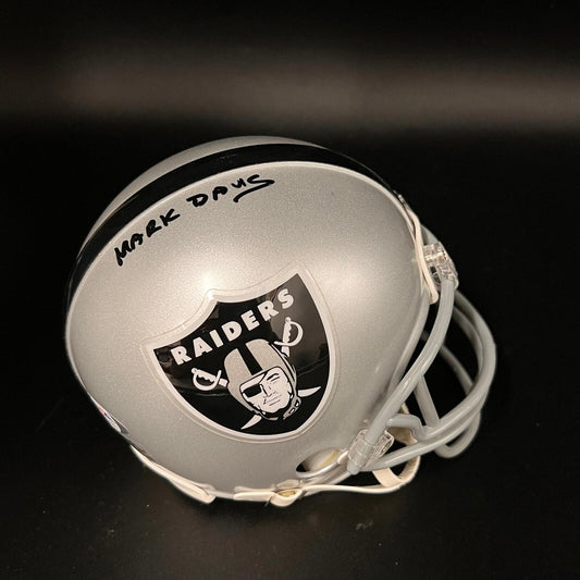 Mark Davis signed Mini helmet PSA/DNA Oakland Raiders autographed