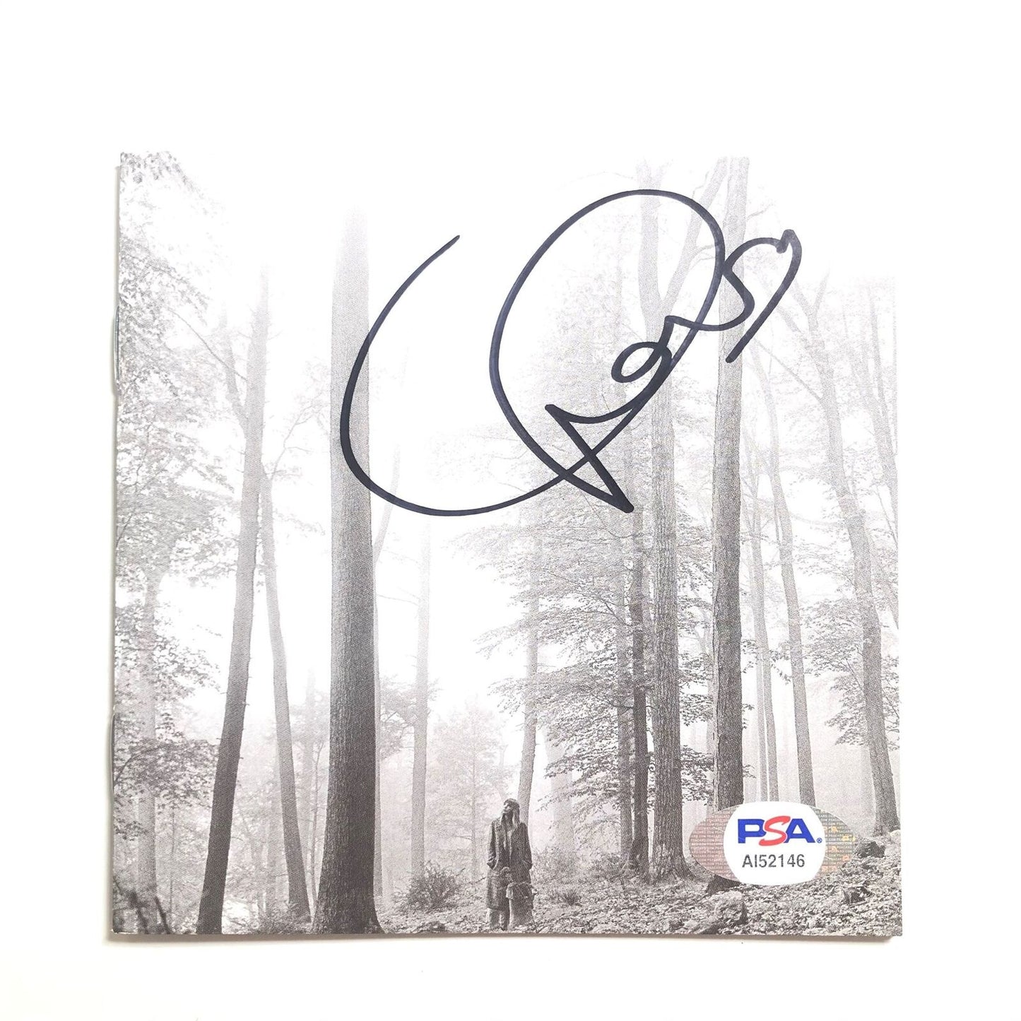 Taylor Swift Signed CD Cover PSA/DNA Folklore Autographed