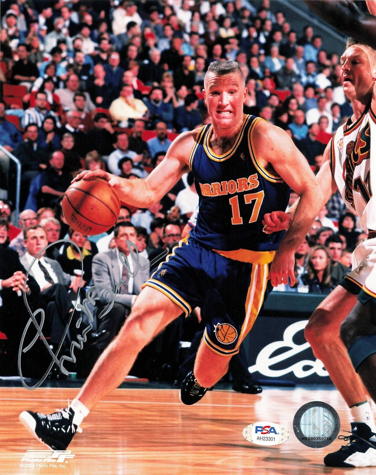 Chris Mullin signed 8x10 photo PSA/DNA Golden State Warriors Autographed HOF