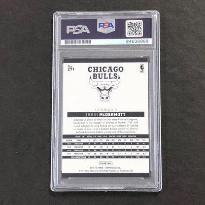 2014-15 NBA Hoops #271 Doug McDermott RC Signed Card AUTO PSA Slabbed