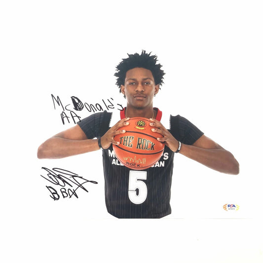 De'Aaron Fox Signed 11x14 photo PSA/DNA Sacramento Kings Autographed