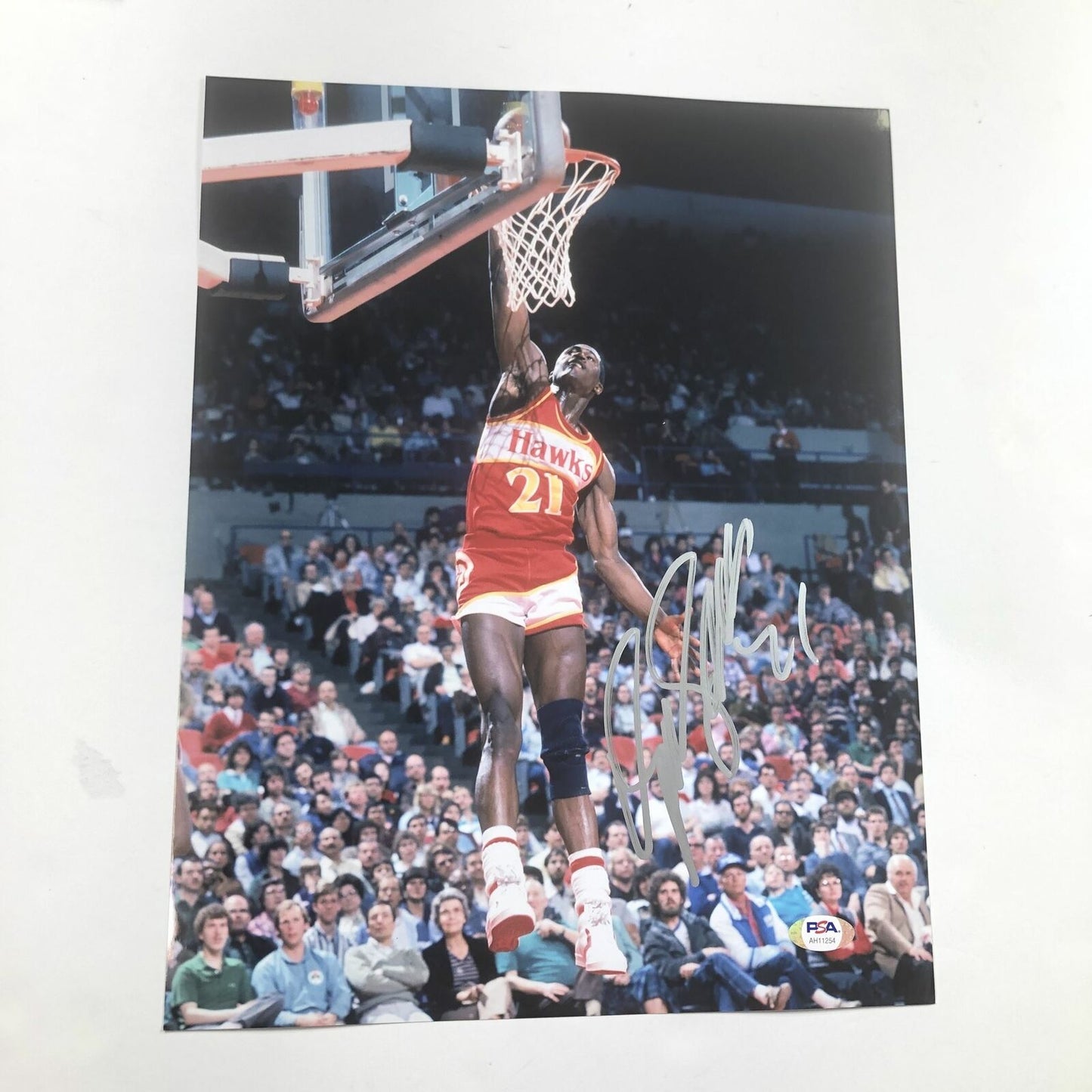 Dominique Wilkins signed 11x14 photo PSA/DNA Atlanta Hawks Autographed