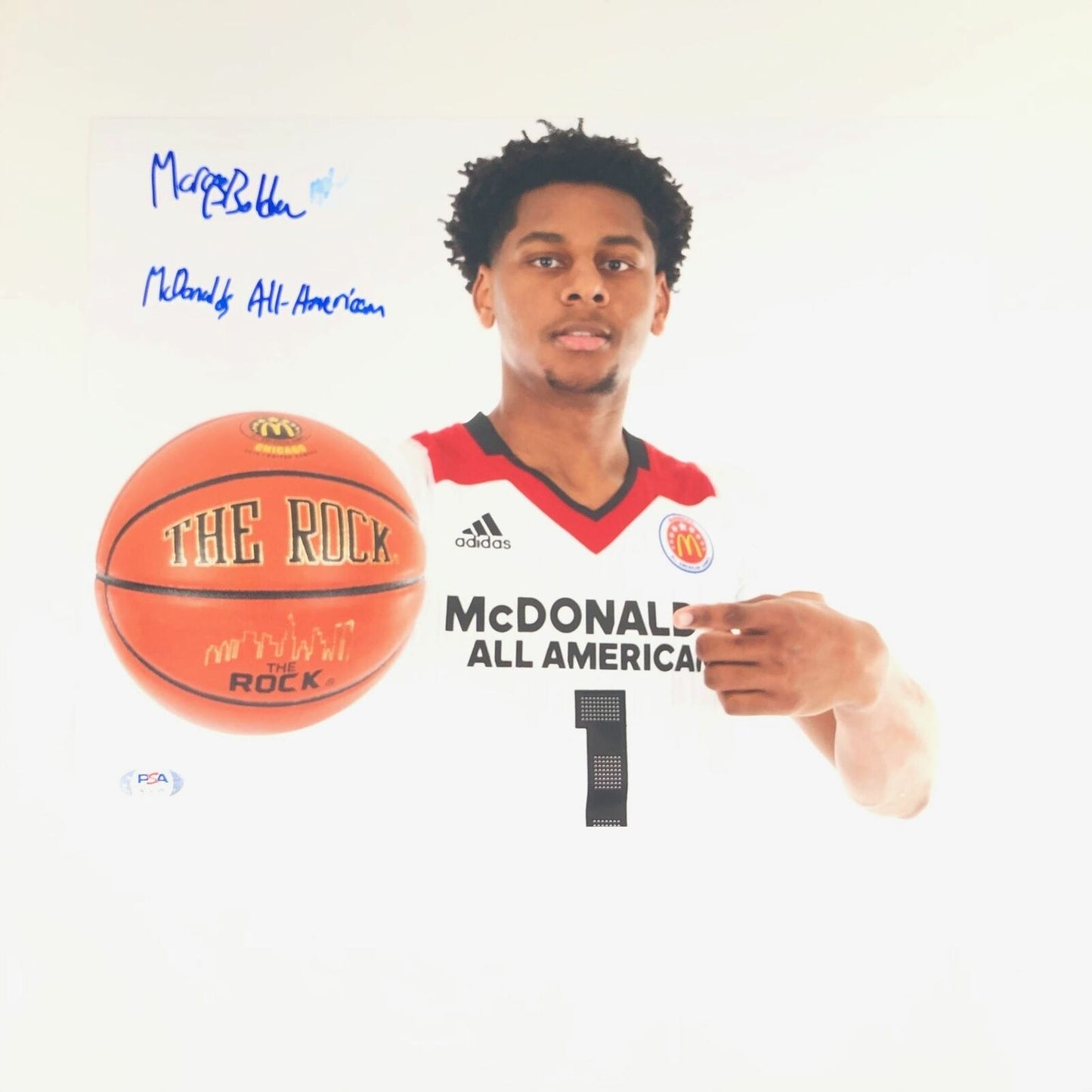 MARQUES BOLDEN Signed 11x14 Photo PSA/DNA Duke Blue Devils Autographed