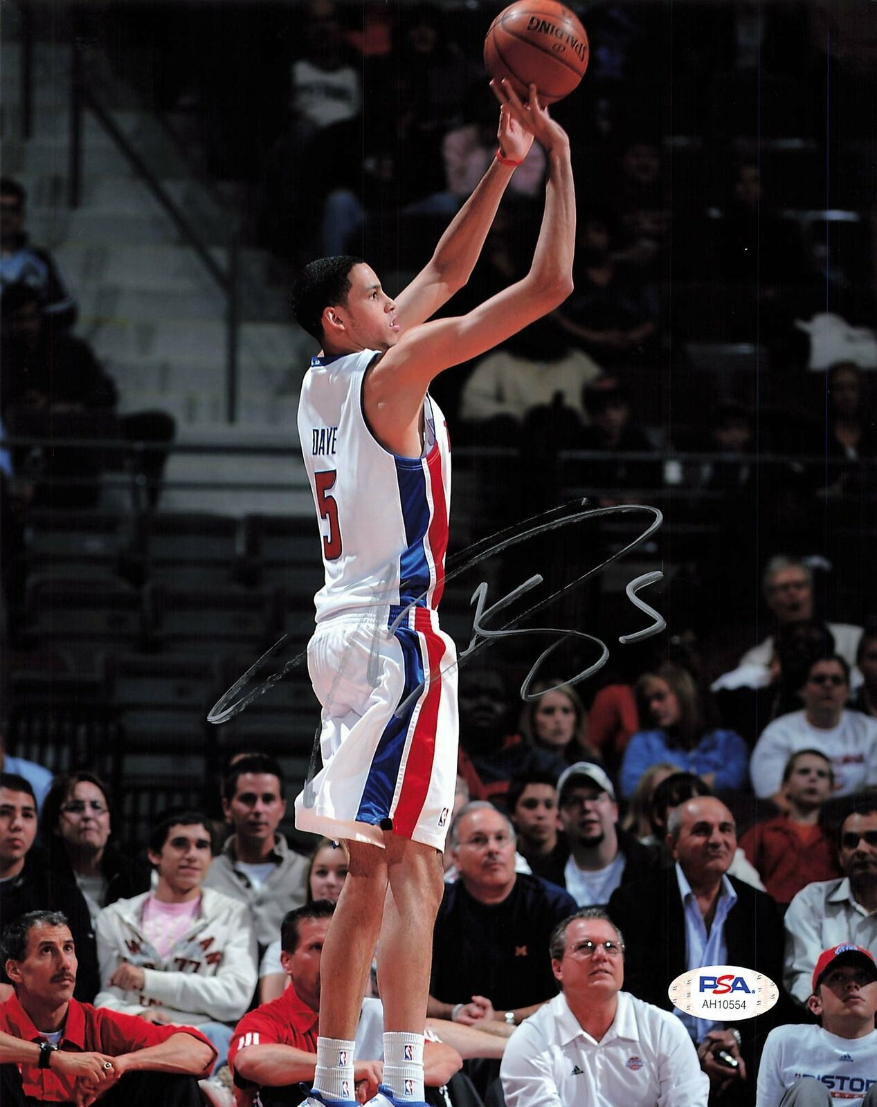 Austin Daye signed 8x10 photo PSA/DNA Detroit Pistons Autographed